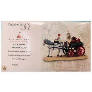 Department 56 NIB VINTAGE Seasons Bay BACK from the ORCHARD, #53320, 1998